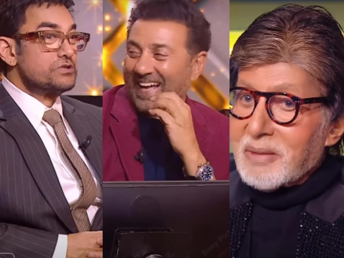 KBC 18 के मंच पर जब एक साथ आए तीन महानायक: आमिर खान ने अमिताभ बच्चन से पूछ डाला बेहद अजीबोगरीब सवाल