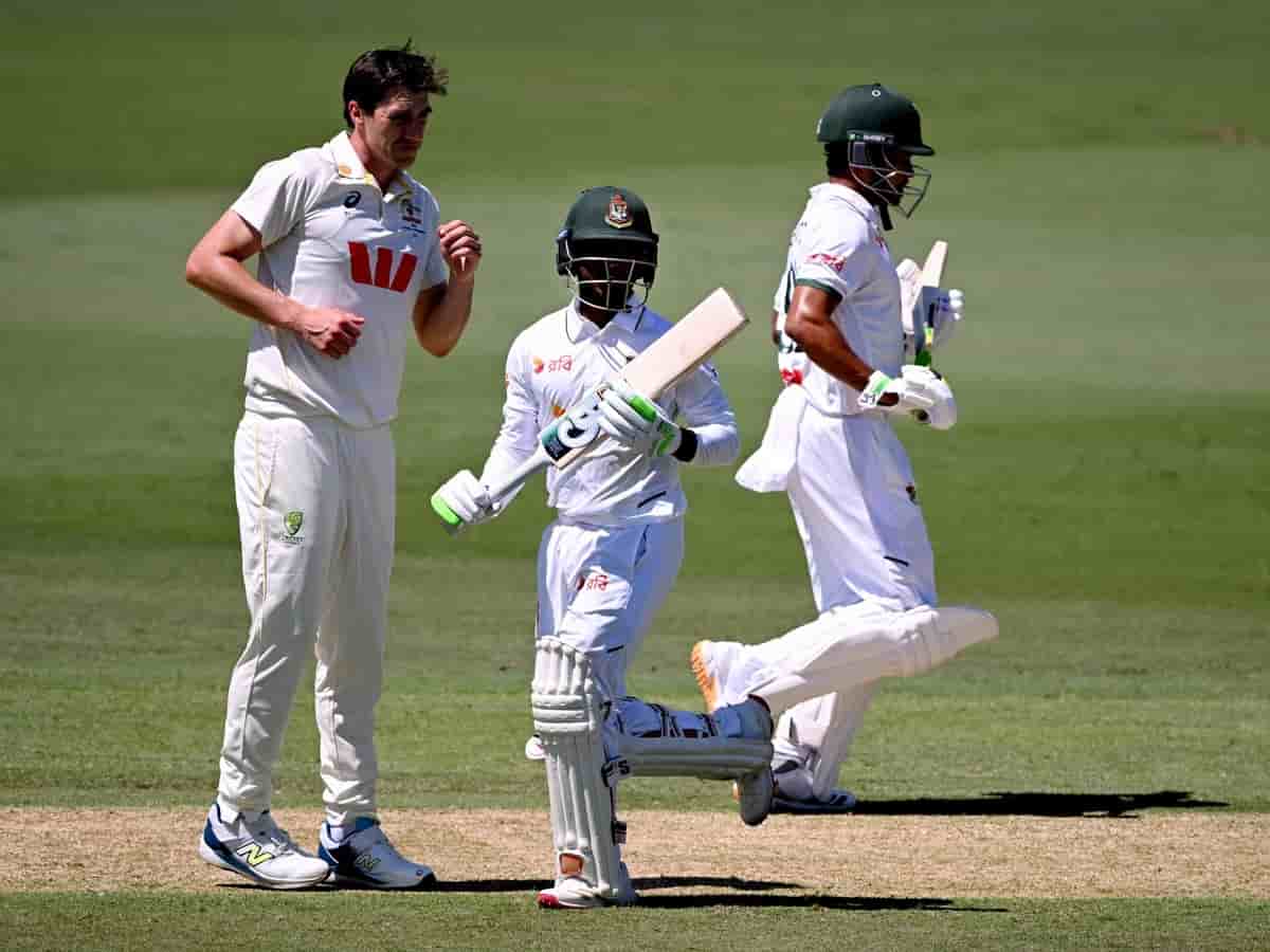 AUS vs BAN 1st Test Day 2 Highlights: डार्विन में बांग्लादेश ने कंगारुओं की उड़ाई नींद, तंजीद हसन के ऐतिहासिक शतक से पहली पारी में ली 153 रनों की विशाल बढ़त