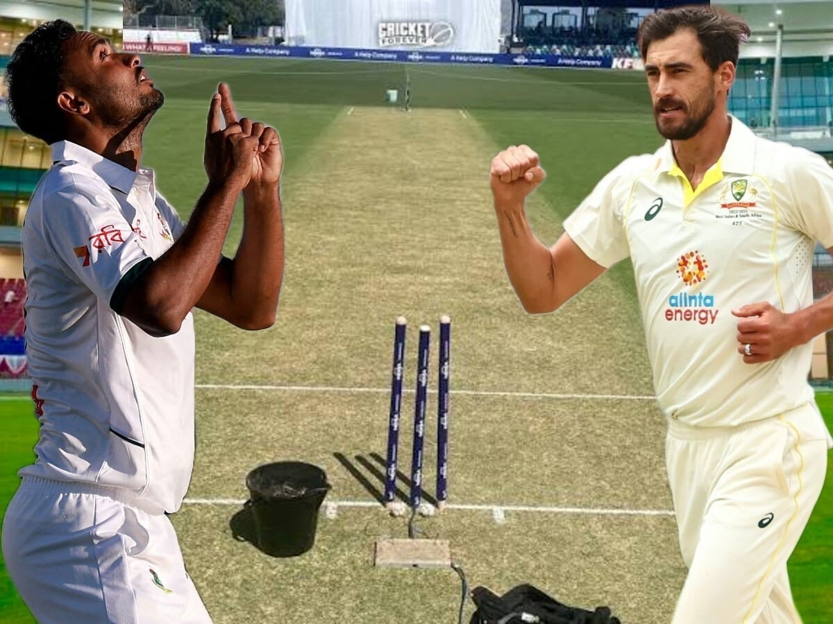 AUS vs BAN 2nd Test: मकाय में पहले ही दिन गिरे 18 विकेट, क्या पिच पर उठेगा ICC का सवाल? स्टार्क और शोरीफुल इस्लाम की घातक स्विंग ने काटा गदर