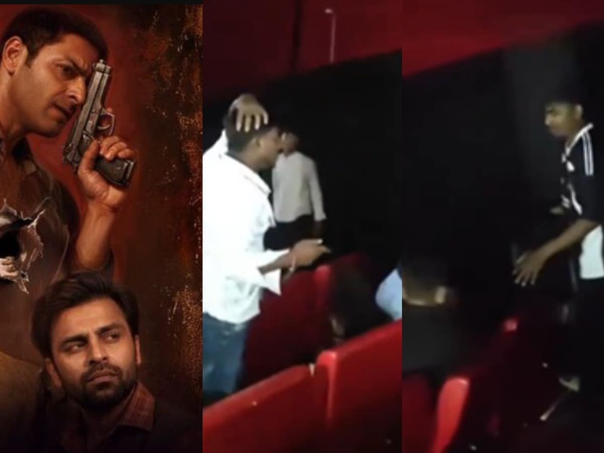 मिर्जापुर द मूवी के शो में भयंकर बवाल: सिनेमाहॉल में भिड़े दो गुट, जमकर चले बेल्ट और घूंसे