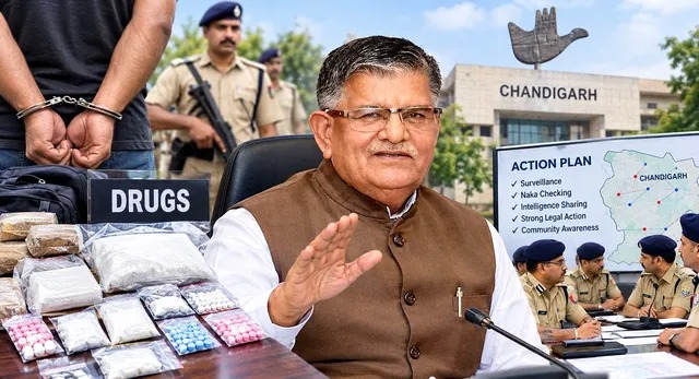 चंडीगढ़ में नशा तस्करों पर काल बनकर टूटेगी पुलिस: प्रशासक के सख्त आदेश के बाद बना सीक्रेट एक्शन प्लान, जब्त होगी संपत्तियां!