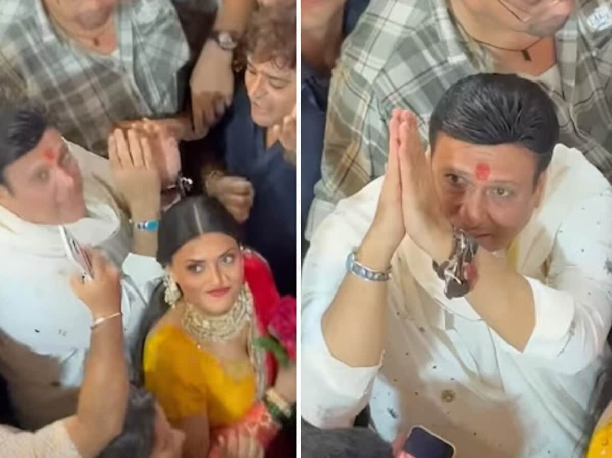 लालबागचा राजा के दरबार पहुंचे गोविंदा: पत्नी सुनीता की जगह को-स्टार रानी स्वर्णकार संग लगाई हाजिरी