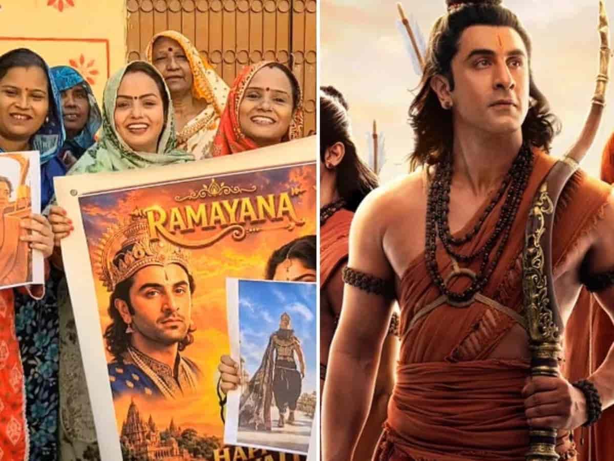 कराची के ऐतिहासिक मंदिर में गूंजे 'जय श्रीराम' के जयकारे, प्रांगण में सजा रणबीर कपूर की फिल्म 'रामायण' का भव्य पोस्टर