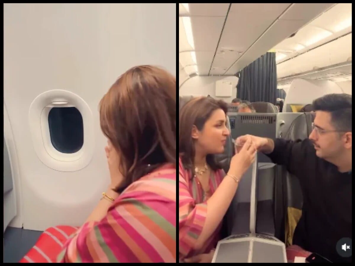 35 हजार फीट की ऊंचाई पर परिणीति चोपड़ा ने मनाया करवा चौथ, फ्लाइट में राघव चड्ढा संग पूरी कीं रस्में